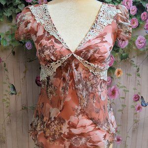 ~ SOLD ~ Crochet Blouse Size XS